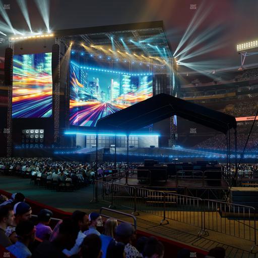 Northwest Stadium - Section 140 Seat View