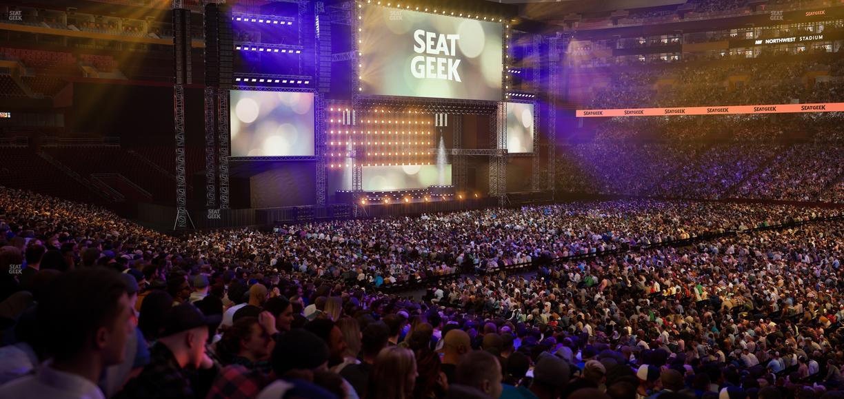 Northwest Stadium - Section 140 Seat View