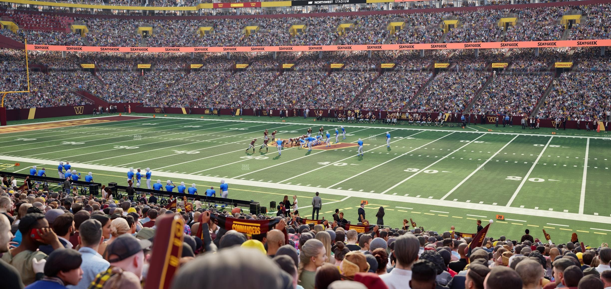 Northwest Stadium - Section 140 Seat View