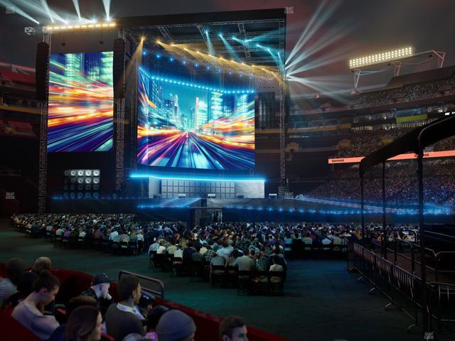 Northwest Stadium - Section 141 Seat View