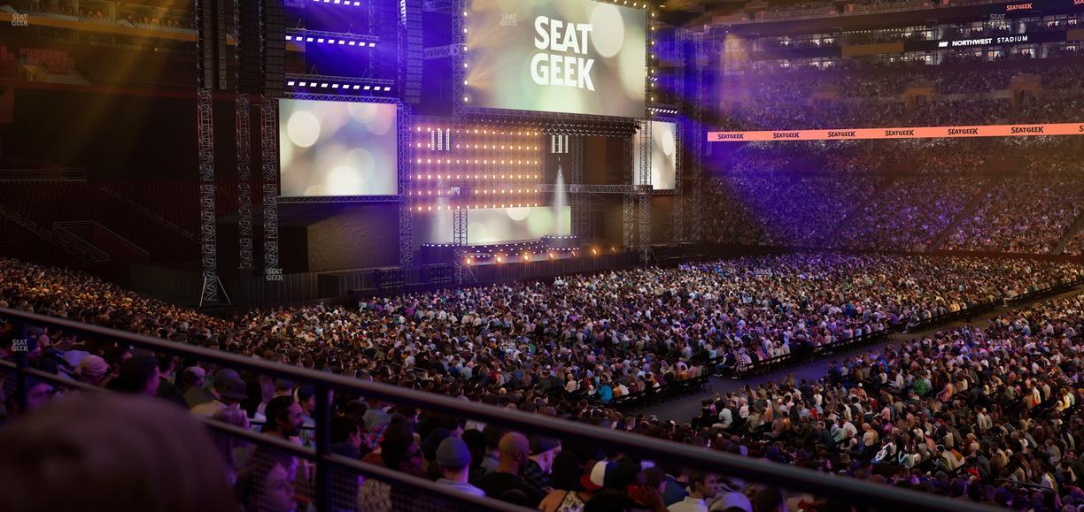 Northwest Stadium - Section 141 Seat View