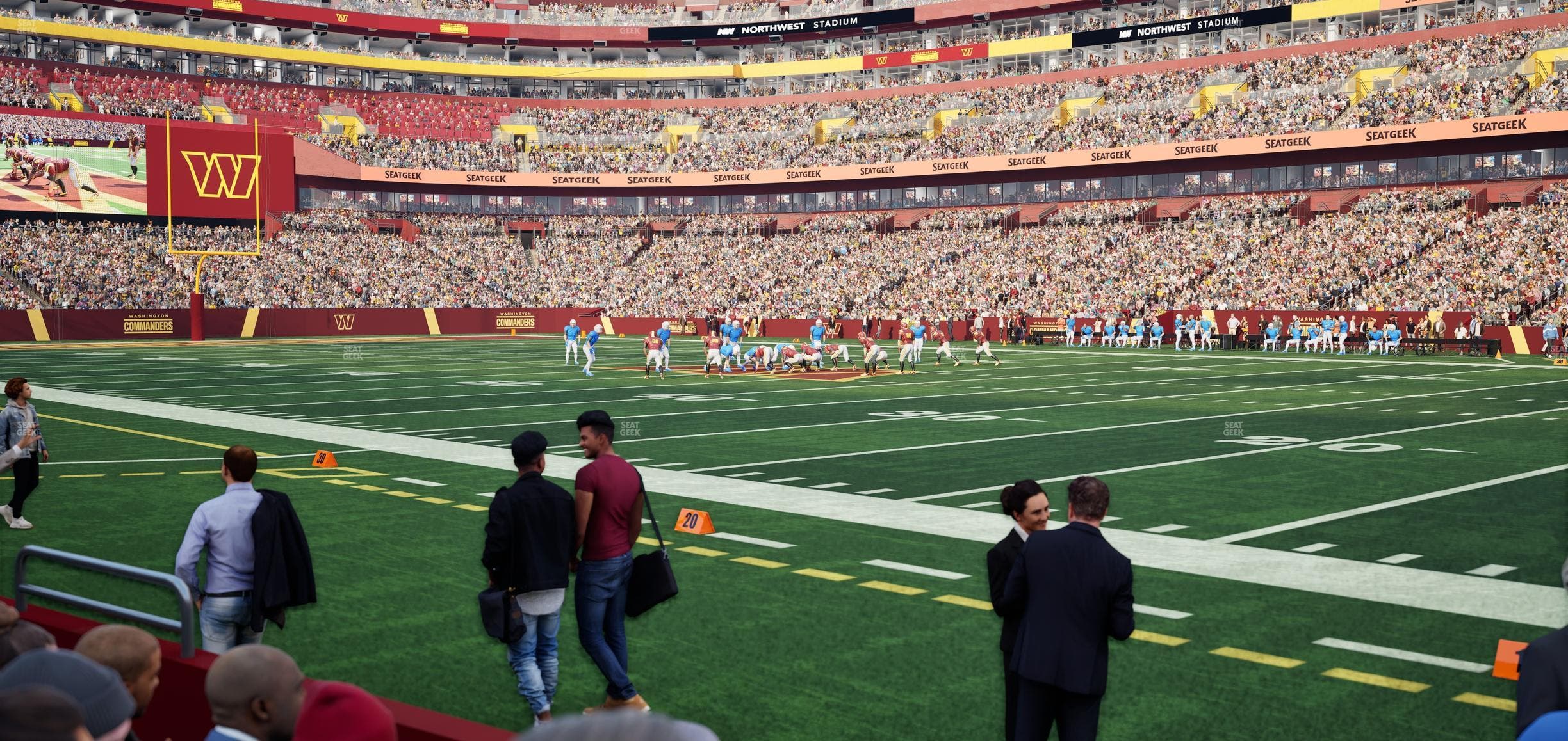 Northwest Stadium - Section 18 Seat View