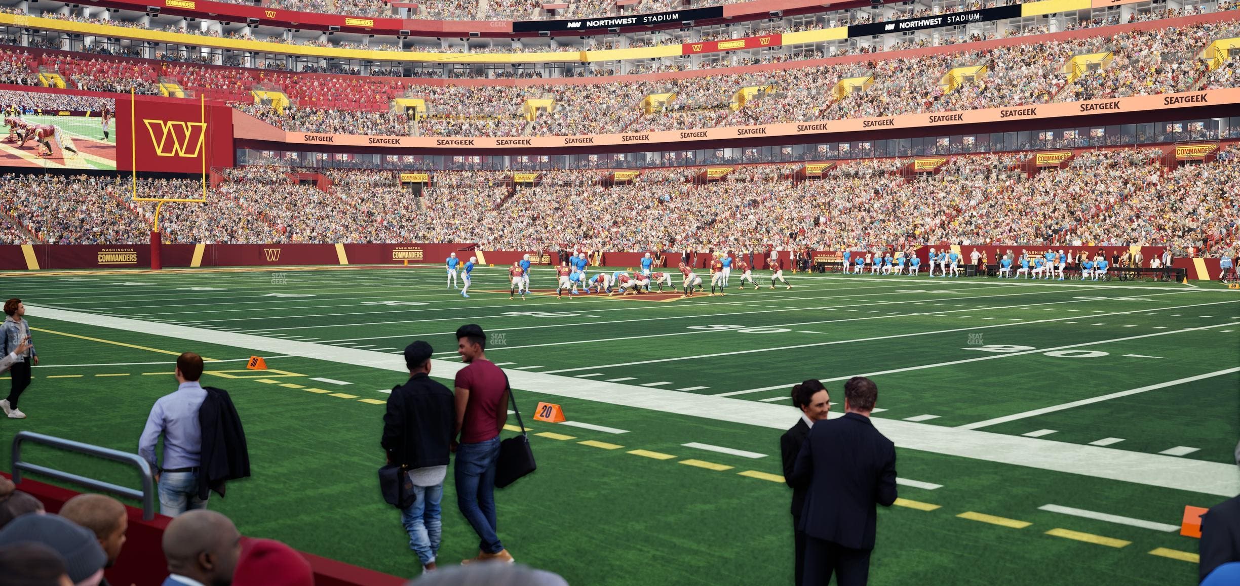 Northwest Stadium - Section 18 Seat View