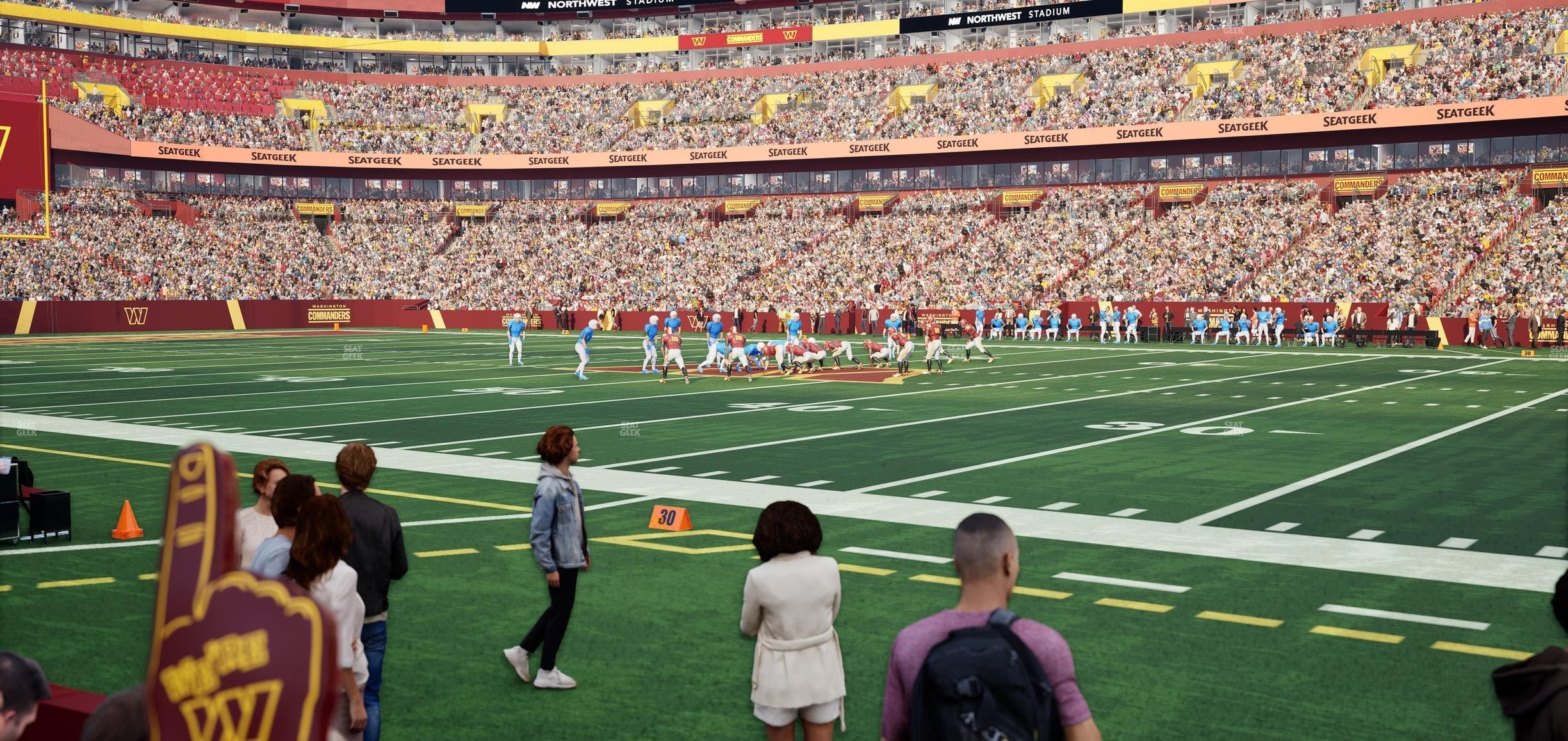 Northwest Stadium - Section 19 Seat View