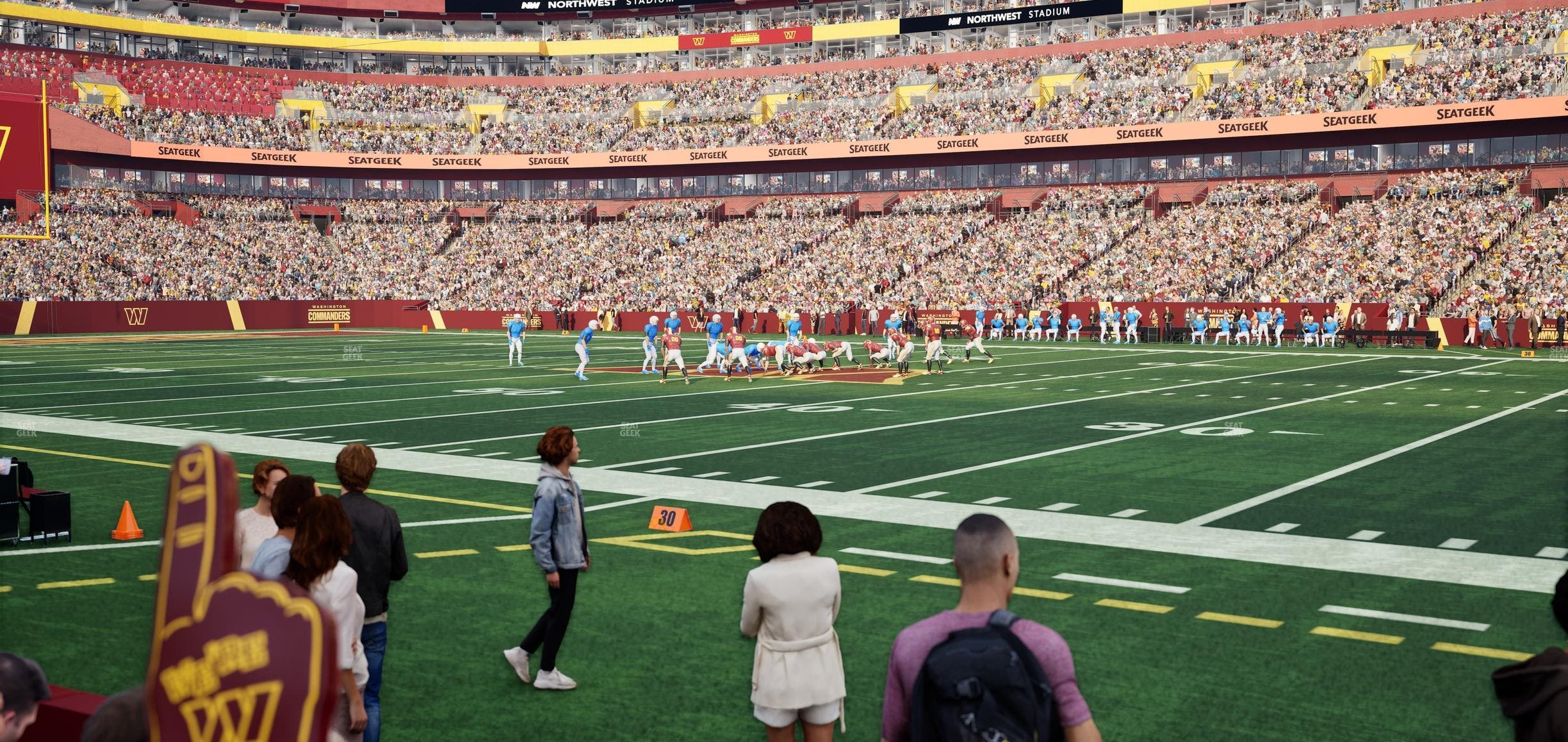 Northwest Stadium - Section 19 Seat View