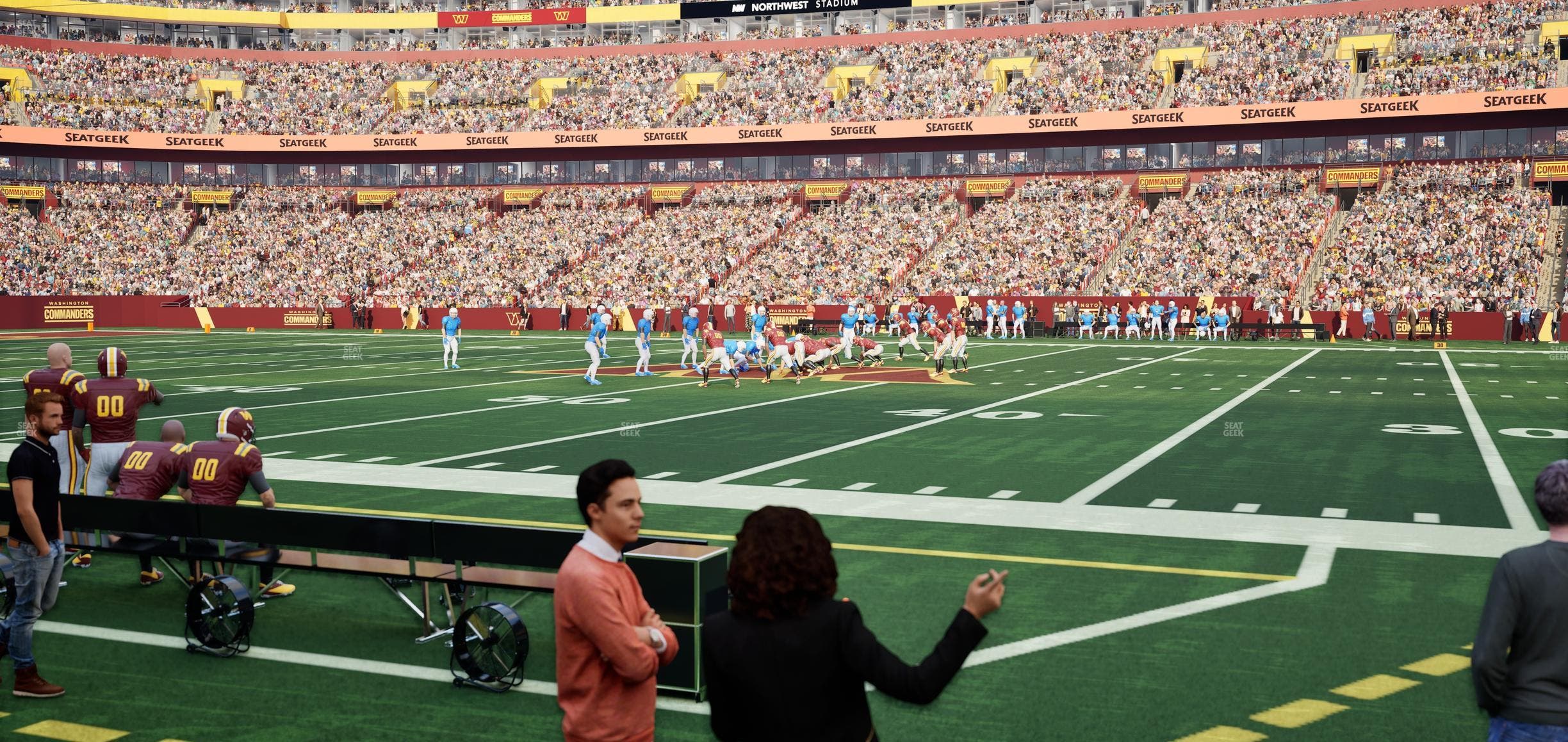 Northwest Stadium - Section 20 Seat View