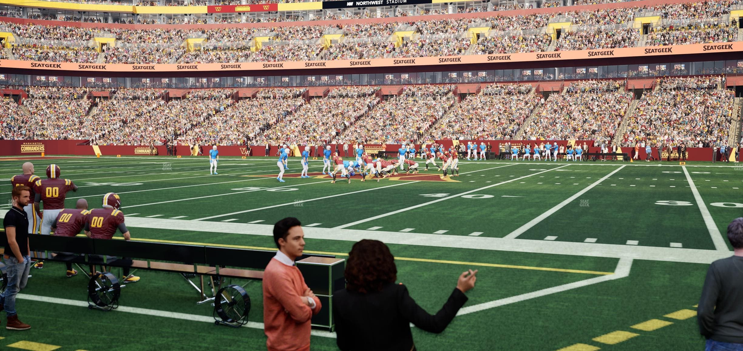 Northwest Stadium - Section 20 Seat View