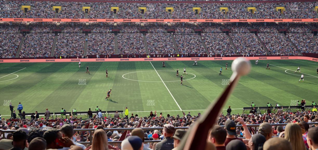 Northwest Stadium - Section 201 Seat View