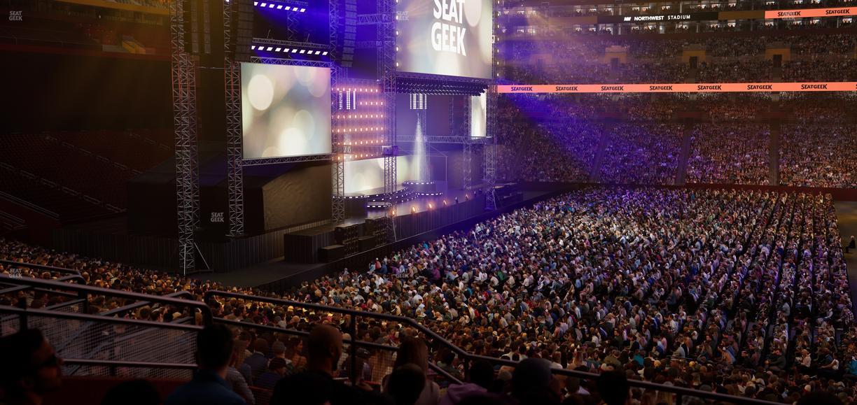 Northwest Stadium - Section 201 Seat View