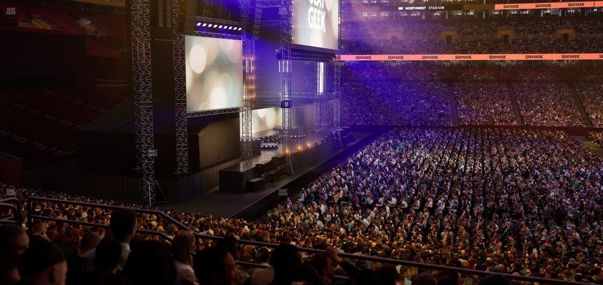 Northwest Stadium - Section 202 Seat View