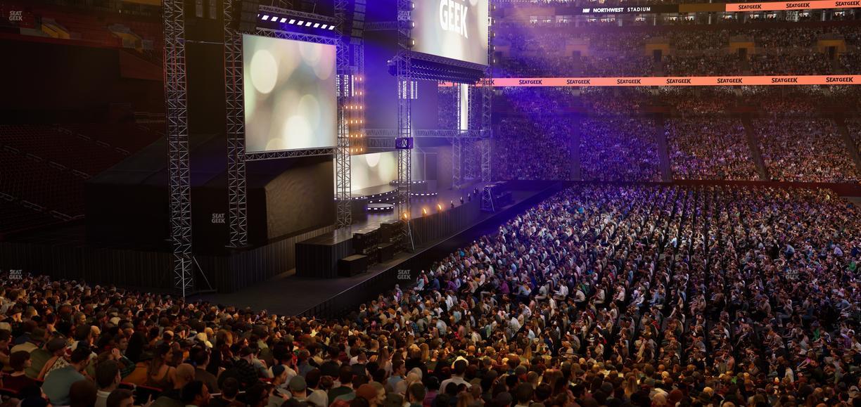 Northwest Stadium - Section 202 Seat View