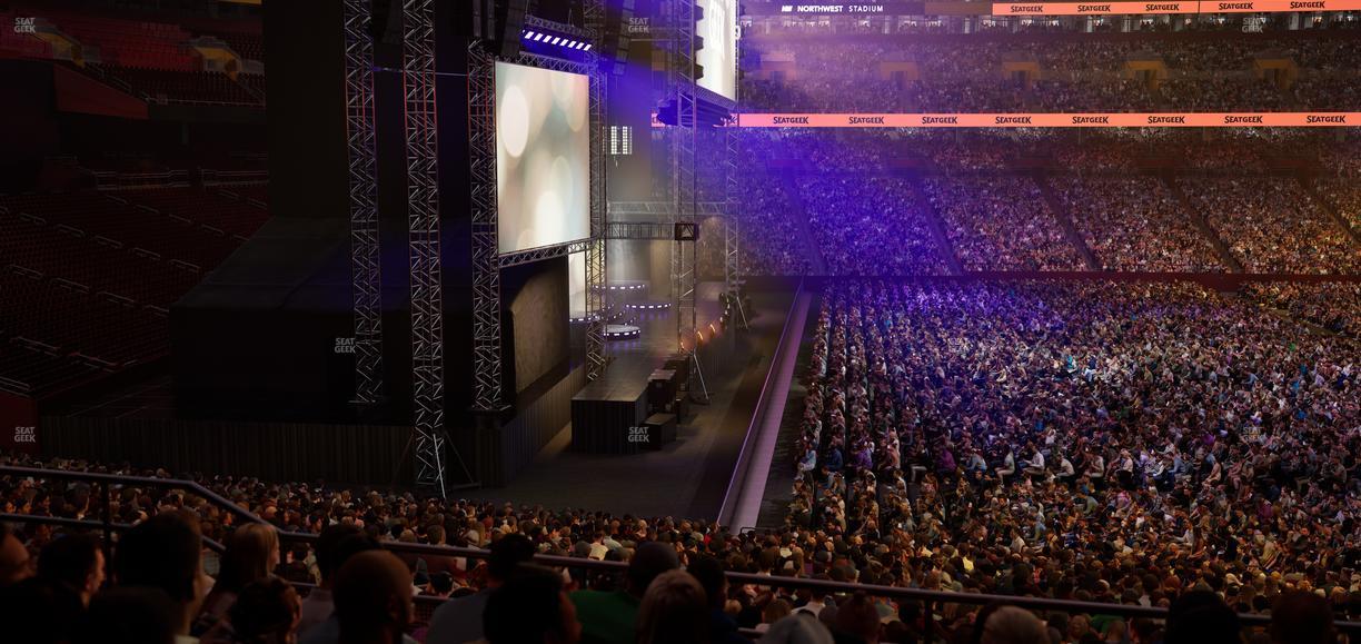 Northwest Stadium - Section 203 Seat View