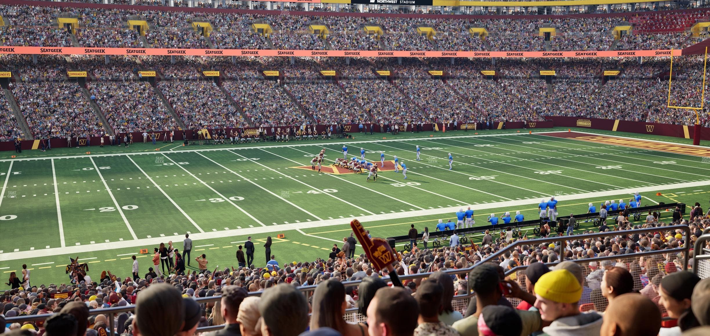 Northwest Stadium - Section 203 Seat View