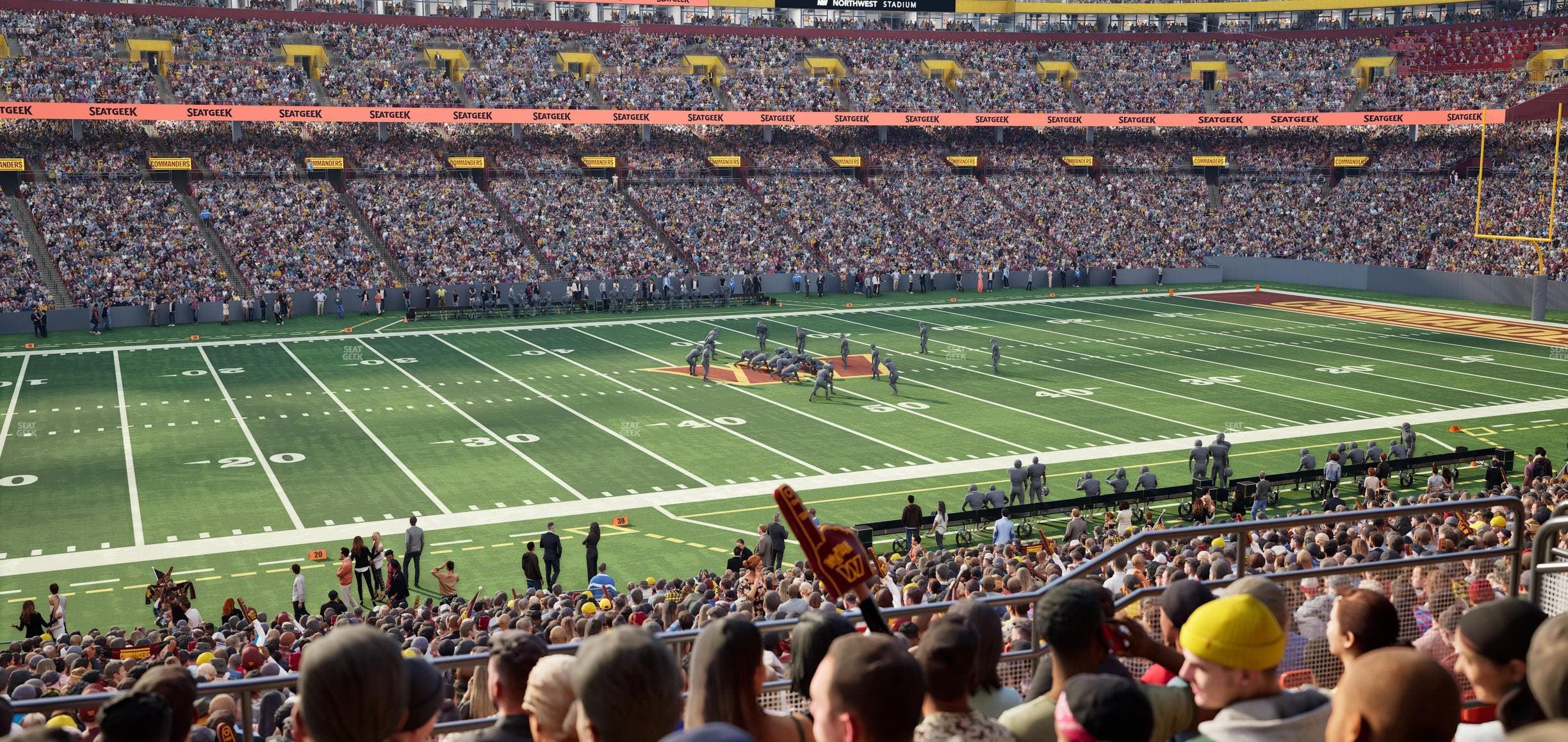 Northwest Stadium - Section 203 Seat View