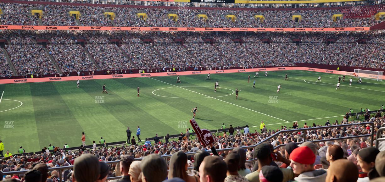 Northwest Stadium - Section 203 Seat View