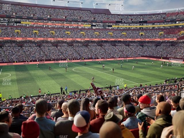 Northwest Stadium - Section 203 Seat View