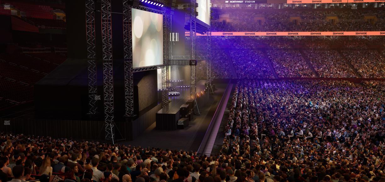 Northwest Stadium - Section 203 Seat View