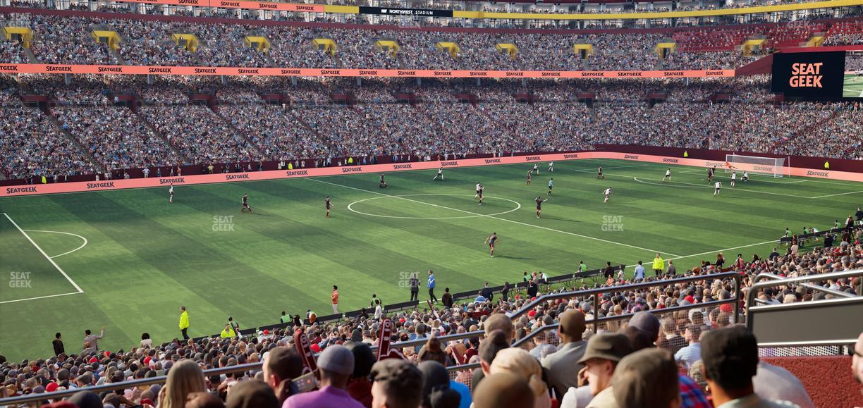 Northwest Stadium - Section 204 Seat View