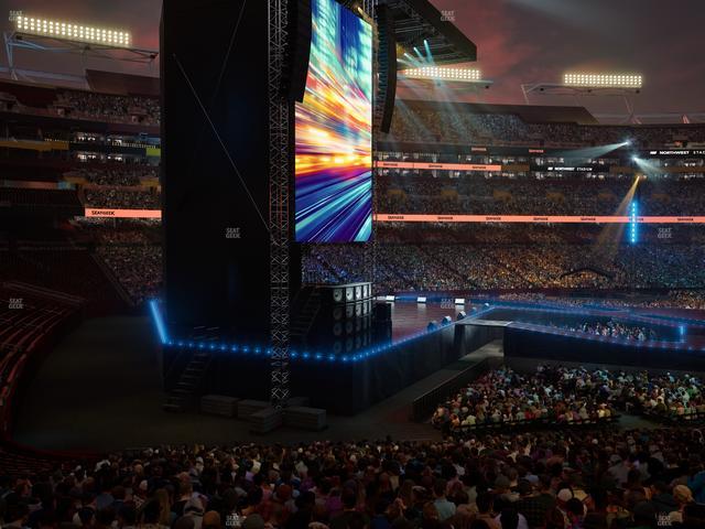 Northwest Stadium - Section 205 Seat View