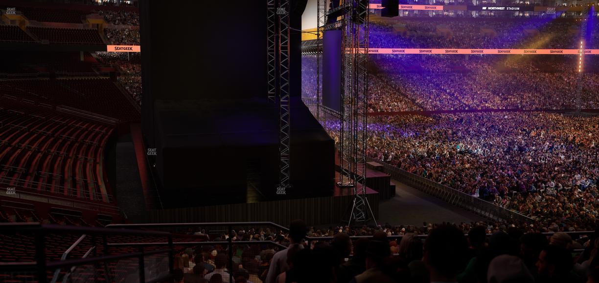 Northwest Stadium - Section 205 Seat View