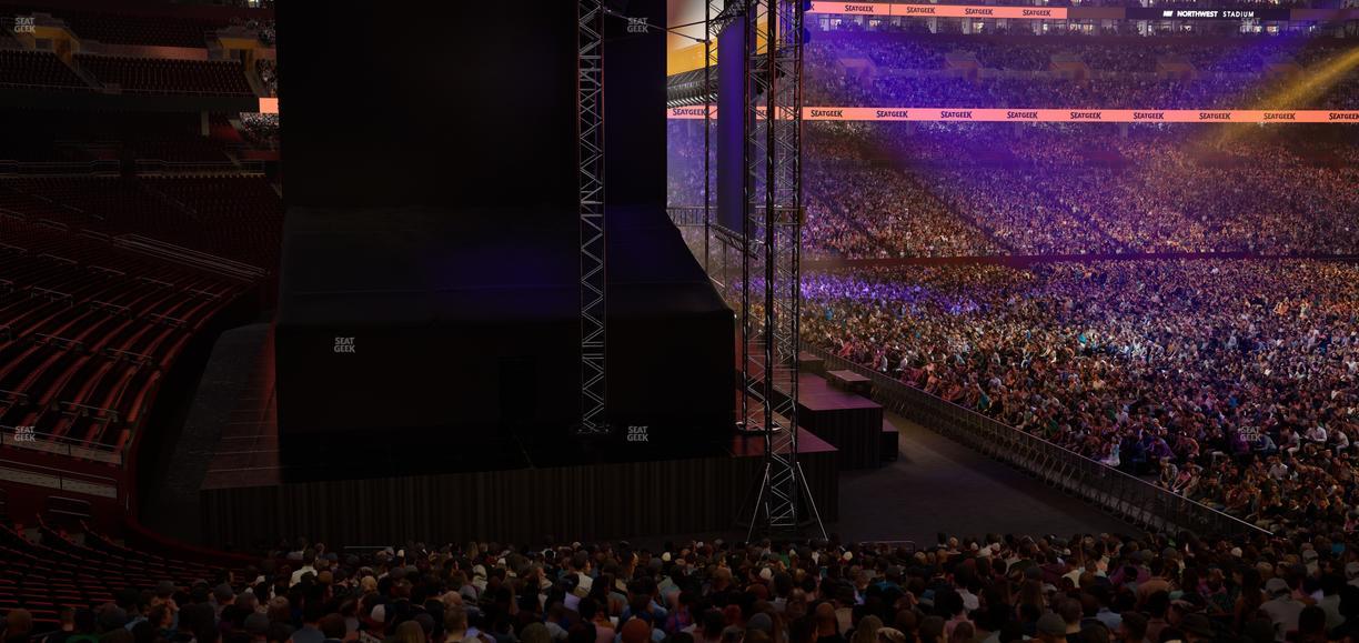 Northwest Stadium - Section 205 Seat View