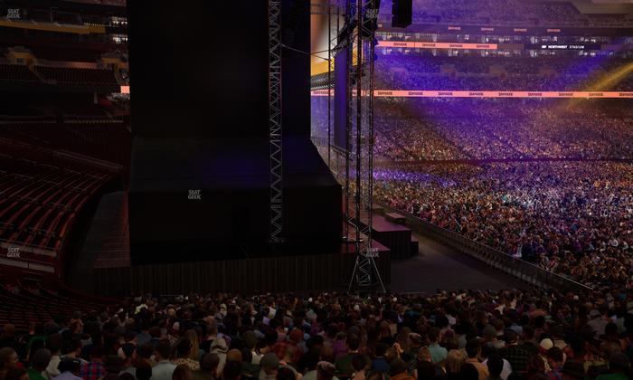 Northwest Stadium - Section 205 Seat View