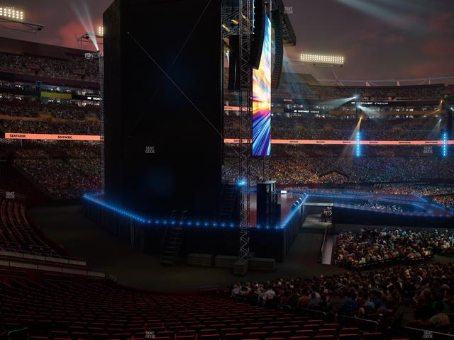 Northwest Stadium - Section 206 Seat View