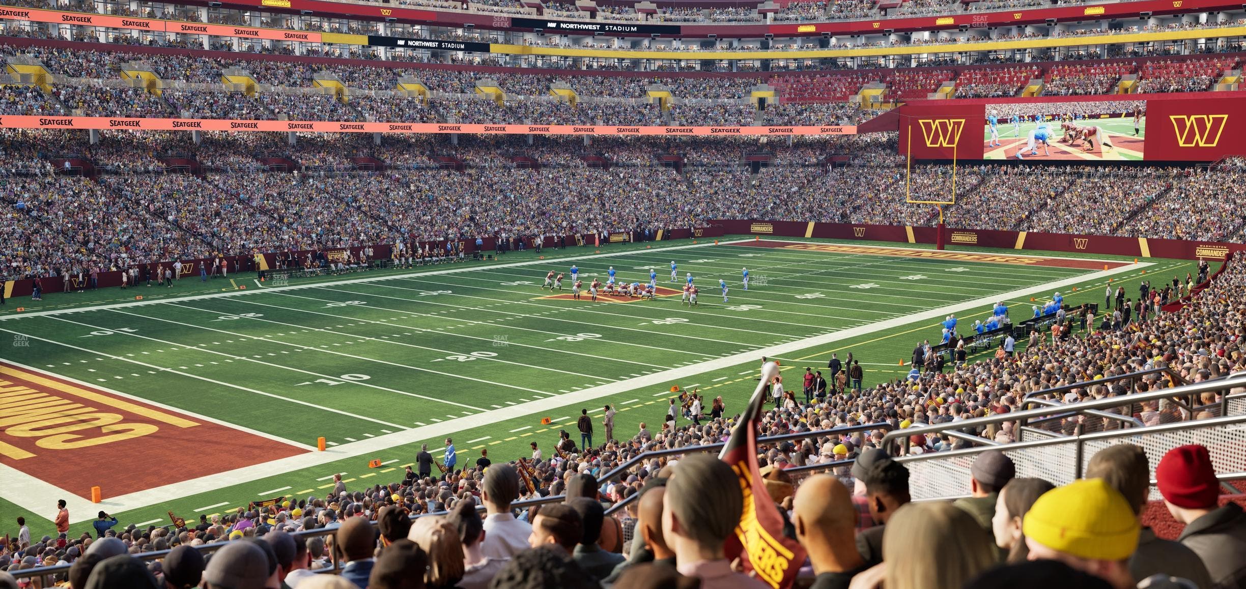 Northwest Stadium - Section 206 Seat View