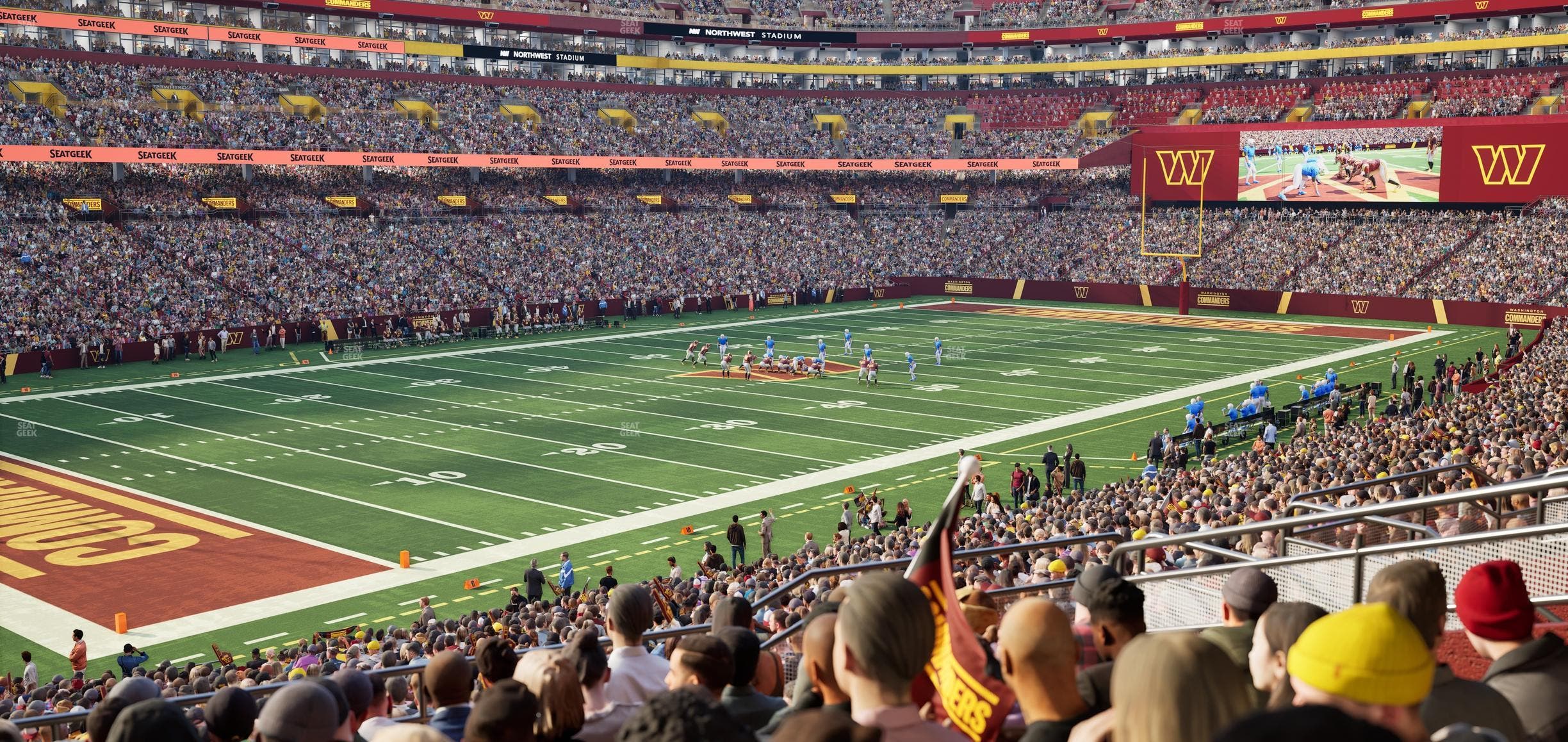 Northwest Stadium - Section 206 Seat View