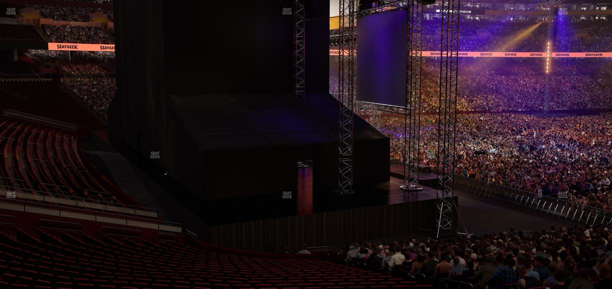 Northwest Stadium - Section 206 Seat View