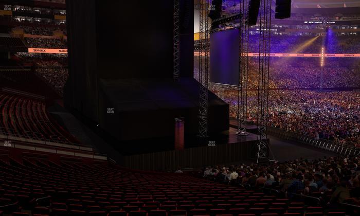 Northwest Stadium - Section 206 Seat View