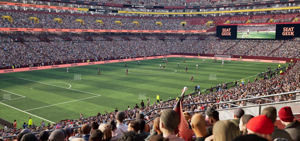 Northwest Stadium - Section 206 Seat View