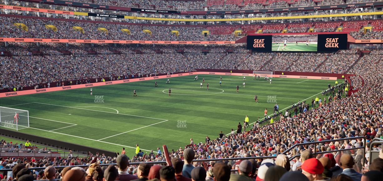 Northwest Stadium - Section 207 Seat View