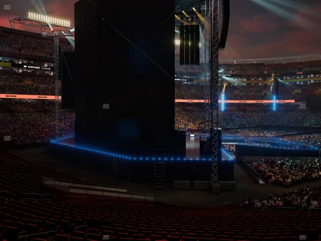 Northwest Stadium - Section 207 Seat View
