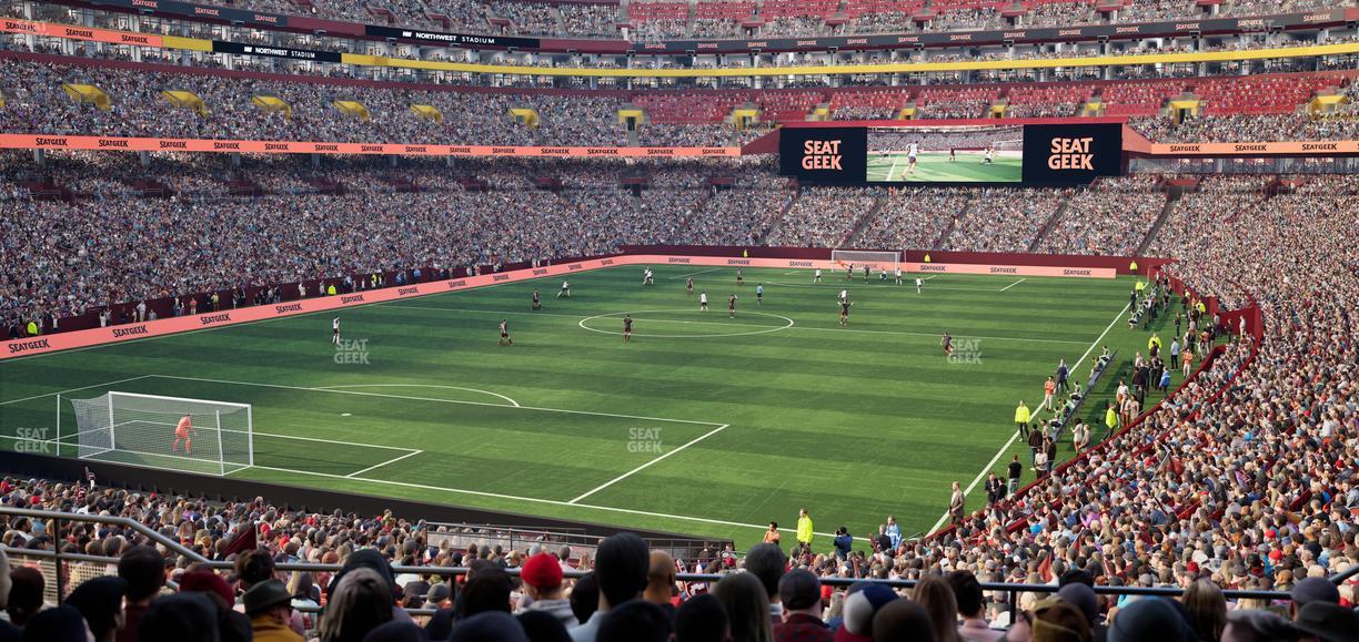 Northwest Stadium - Section 208 Seat View