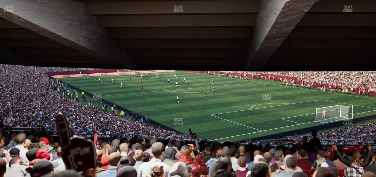 Northwest Stadium - Section 215 Seat View