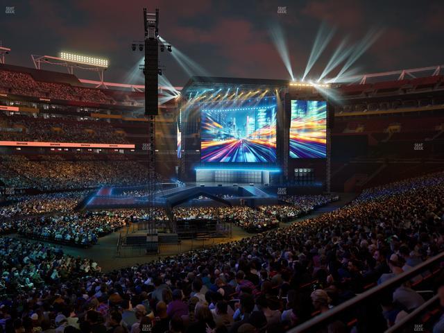 Northwest Stadium - Section 226 Seat View
