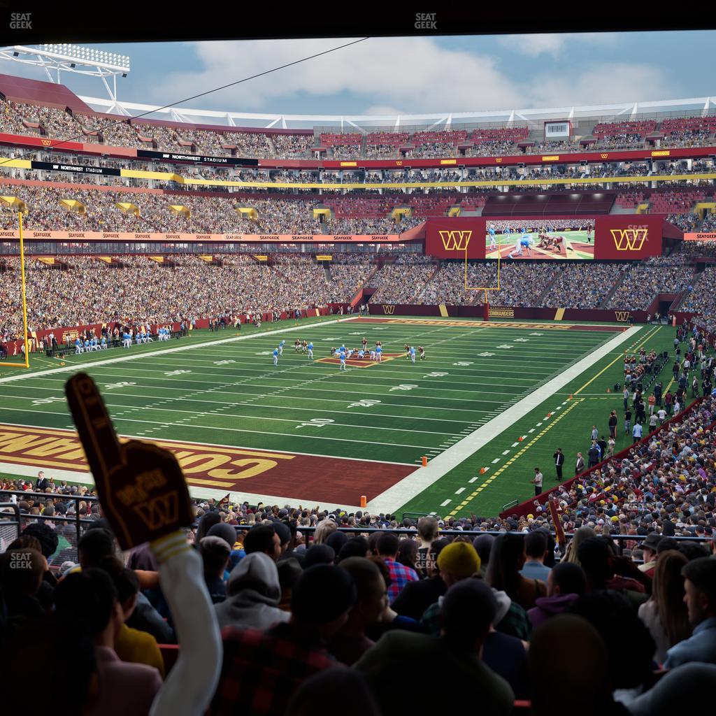FIELD OF VIEW　会報 Northwest Stadium, section 327, home of Washington