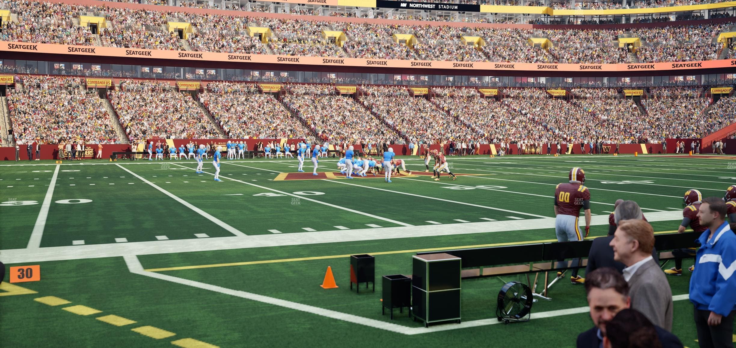 Northwest Stadium - Section 23 Seat View