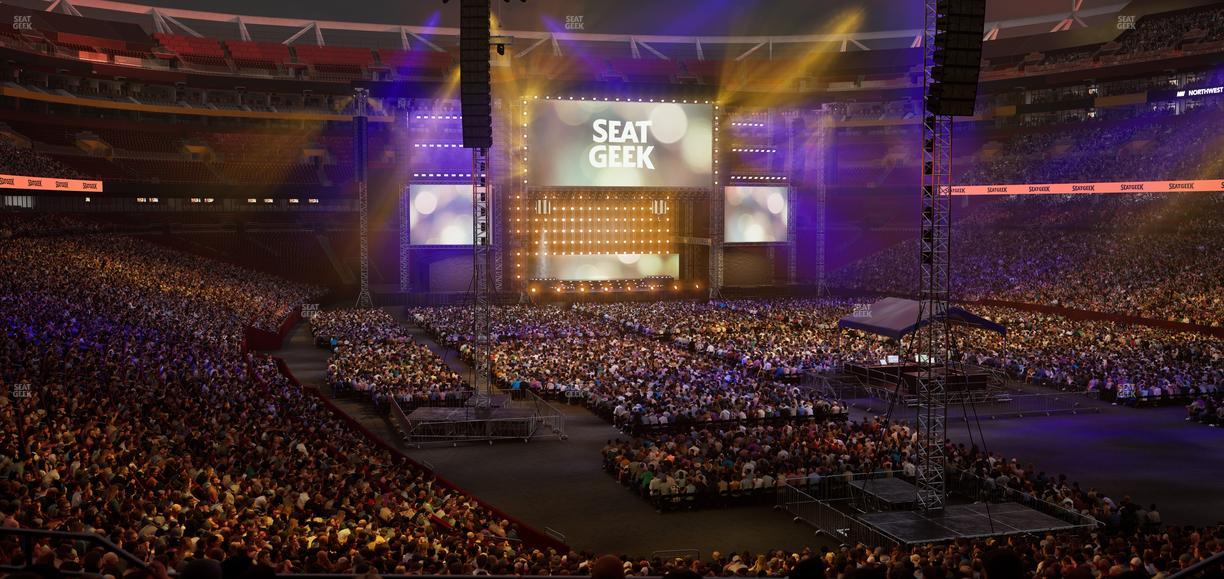 Northwest Stadium - Section 235 Seat View