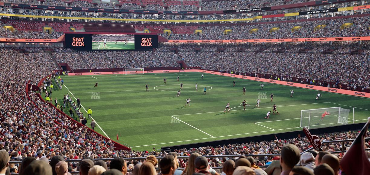 Northwest Stadium - Section 235 Seat View