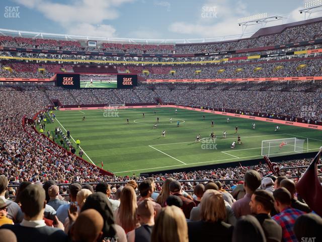 Northwest Stadium - Section 235 Seat View Northwest Stadium - Section 235 Seat View