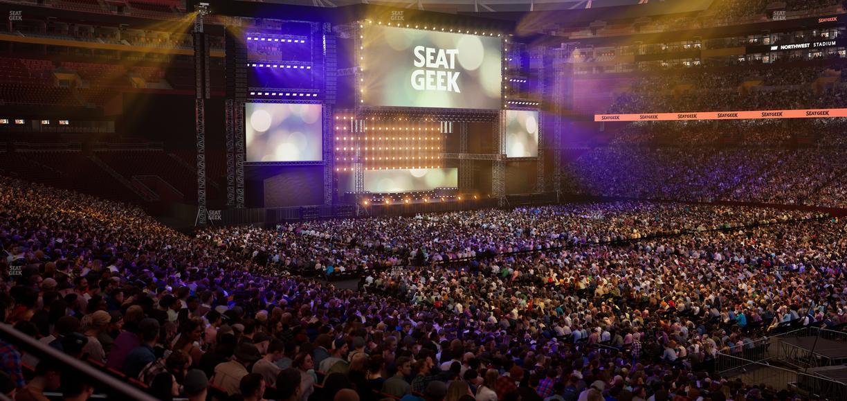 Northwest Stadium - Section 239 Seat View