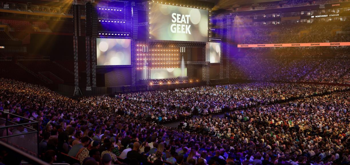 Northwest Stadium - Section 240 Seat View