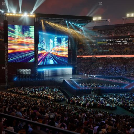 Northwest Stadium - Section 242 Seat View