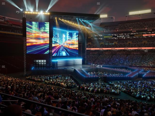 Northwest Stadium - Section 242 Seat View