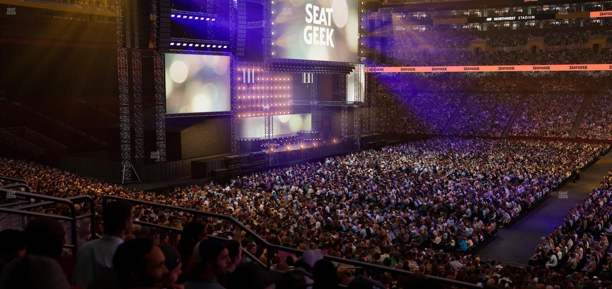 Northwest Stadium - Section 242 Seat View