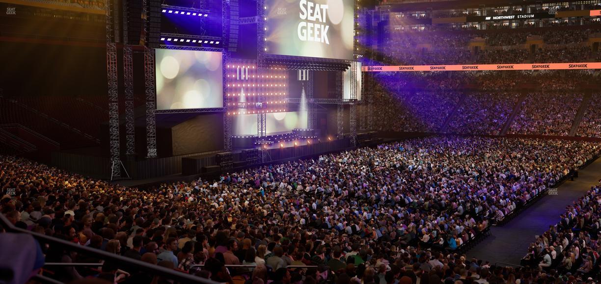 Northwest Stadium - Section 242 Seat View