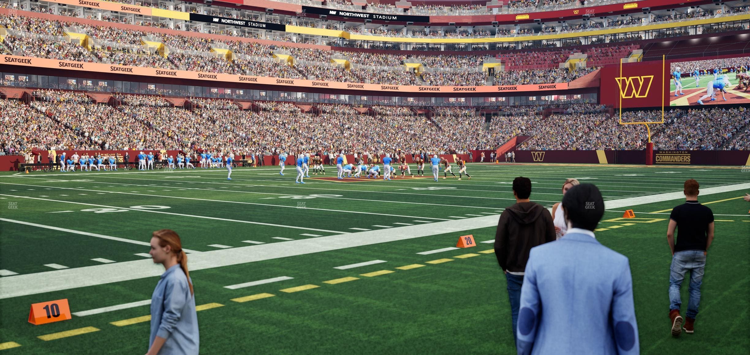 Northwest Stadium - Section 25 Seat View