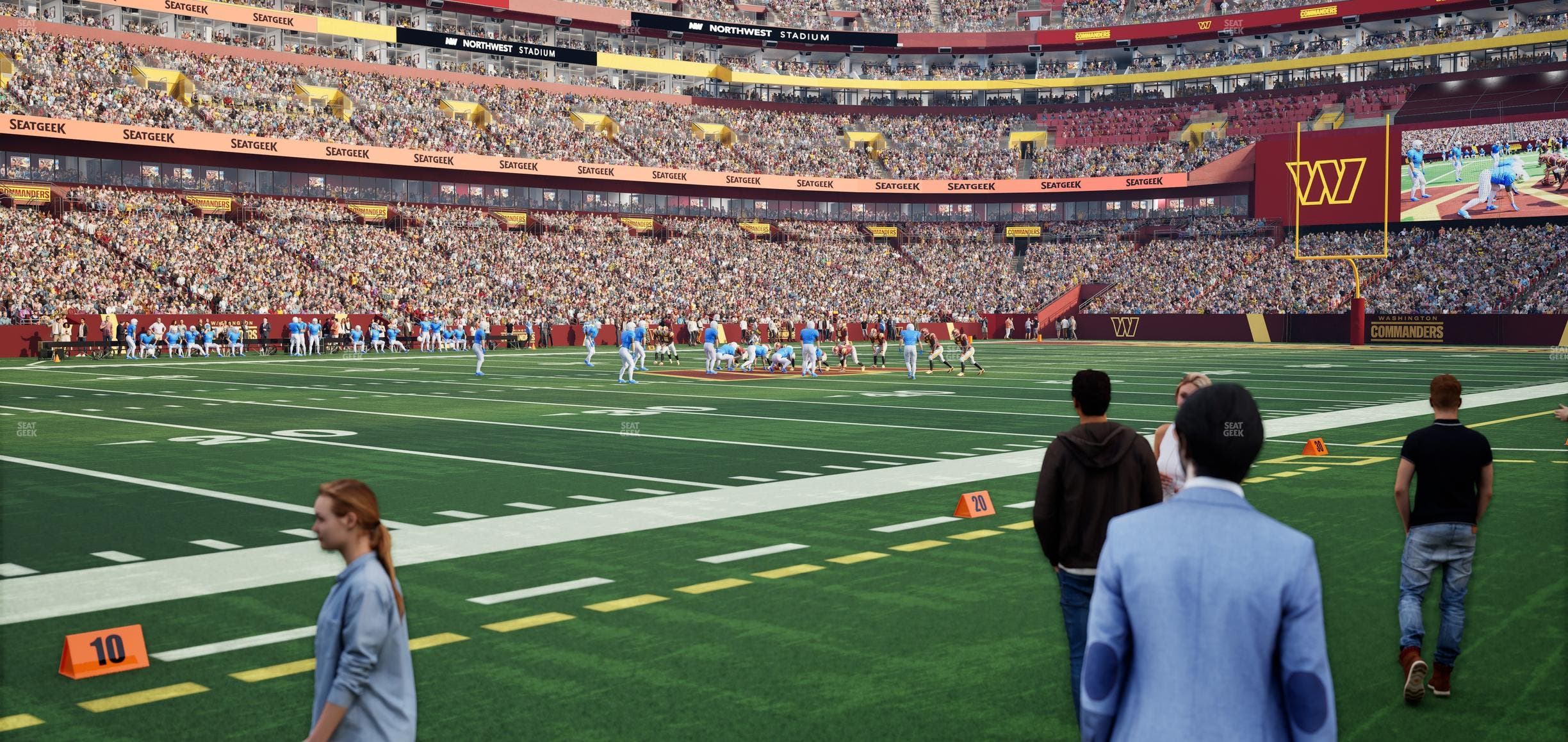 Northwest Stadium - Section 25 Seat View